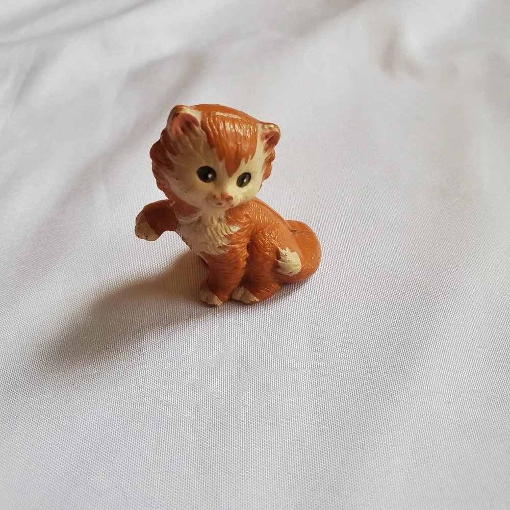 Vintage 1991 Barbie Pet Pals Courtney Orange Tabby Cat‎ Mattel